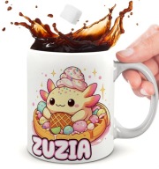 KUBEK AXOLOT AKSOLOT PERSONALIZACJA WŁASNY TESKT 330ML