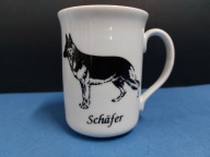 Piękny porcelanowy Kubek Owczarek Pies design