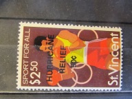 St. Vincent stary znaczek z nadrukiem (9/64