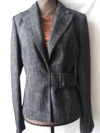 Żakiet grafitowy melanżowy - 36