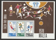 MALTA - MŚ ARGENTYNA 1978 - PIŁKA NOŻNA - MUNDIAL - CZYSTE **