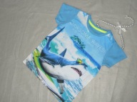 Koszulka t-shirt rekin 104 cm #88