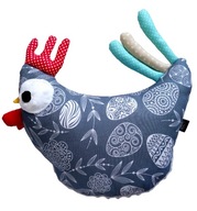 Poduszka dekoracyjna__ szalona KURA KURKA PREZENT