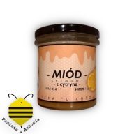 Miód Kremowy z Cytryną 0,4kg Pasieka U Antosia