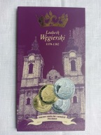 Zestaw kolekcjonerskich monet - Ludwik Węgierski