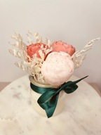 Świeca sojowa i woski zapachowe piwonie, zapach Delikatne Kwiaty