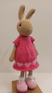 KRÓLIK miś szydełko maskotka zabawka prezent handmade amigurumi ręcznie
