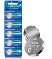 Baterie CR2032 5 szt. Litowe Guzikowe CR 2032