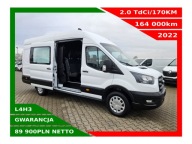 FORD TRANSIT L4H3 BRYGADÓWKA 6 osób KLIMATYZACJA TEMPOMAT CZUJNIKI
