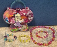 KREATYWNY ZESTAW DO ROBIENIA BIŻUTERII KORALIKI OZDOBY BRANSOLETKI