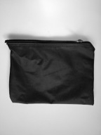 Kosmetyczka czarna damska męska dziecięca na zamek piórnik