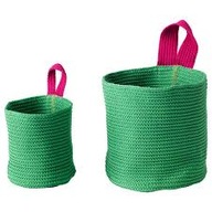 IKEA STICKAT 702.978.42 ZIELONY KOSZ - 3 SZT