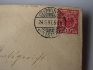 Czerwińsk Wespr./ Lalkowy, Osiek - akt sądowy z 1897 - Pr. Stargard