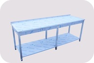 Nierdzewny Solidny Stół Blat Gastronomiczny 210x70