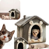 LEGOWISKO DLA KOTA lub PSA BUDKA DOMEK MIĘKKIE POSŁANIE PLUSZOWE KOJEC