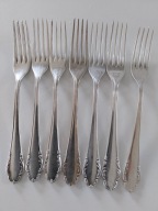 Stare widelczyki deserowe wzór HAGA kpl.6 sztuk