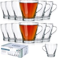 SZKLANKI DO KWAY HERBATY PICIA NAPOJÓW ZESTAW KOMPLET 12 SZT SZKLANEK 250ML