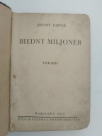 Jeffrey Farnol Biedny Miljoner Milioner Powieść 1934
