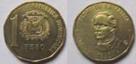 Dominikana 1 Peso 1992