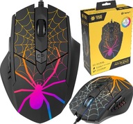 Myszka przewodowa Tracer GAMEZONE Black Widow sensor optyczny