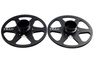 Kielichy czarne metalowe razem z nabami 2 szt.