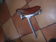 STARE SKÓRZANE SIODEŁKO ROWEROWE