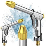 PISTOLET ZRASZACZ OGRODOWY DO WODY REGULOWANY METALOWY WYTRZYMAŁY DO AUTA