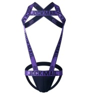 Męska jednoczęściowa bielizna jockstrap harness JOCKMAIL L