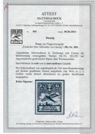 WM Gdańsk Fi.NW XV - PRÓBA CZARNA - MAŁY FORMAT -ATEST - 2400 zł -RARYTAS