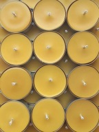 Tealight z wosku pszczelego podgrzewacz świeca 30 szt.