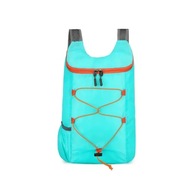 Mały Plecak 15 L Rowerowy na Wycieczkę i Zakupy Składany do Woreczka Turkus