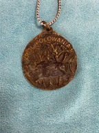 MEDAL ŁOWIECKI KRÓL POLOWANIA "DZIK" LATA 80-TE XX WIEKU KOLEKCJONERSKI