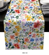 Bieżnik 120x33cm KWIATY KWIATKI ŁĄKA LATO WIOSNA B90-120