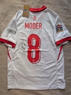 Koszulka Polska 2024 JAKUB MODER z autografem