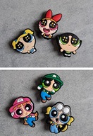 Przypinki gumowe do butów typu crocs atomówki