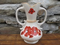 Porcelanowy DUŻY Wazon_USZAK _CHODZIEŻ PRL