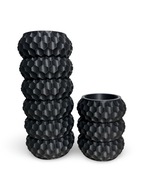 Zestaw Wazon na Suszki plus Przybornik na Biurko Czarny - kwiaty LEGO