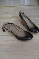 F&F SANDAŁKI LAKIEROWANE ROZM 39