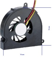 Dmuchawa promieniowa ADDA AB7805HX-EB3 5V 0,4A 3 przewody 70 X 75 X 12 mm