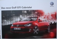 VW GOLF GTI CABRIOLET 2012 MEGA HIT Prospekt