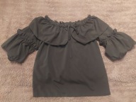 Ciemnozielona bluzka hiszpanka