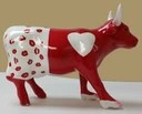 COW PARADE KROWA MOOCHO AMOR danish design UNIKAT FIGURKA PORCELANA