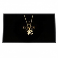 Naszyjnik Ankh Oko Horusa Egipski Amulet Unisex Złoty Srebrny 60cm