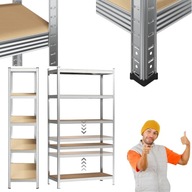 REGAŁ METALOWY MAGAZYNOWY BLOW DO GARAŻU PIWNICY REGULOWANY SOLIDNY