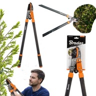 DUŻY SEKATOR OGRODNICZY NOŻYCOWY DO GAŁĘZI OGRODOWY Z MOCNĄ PRZEKŁADNIĄ