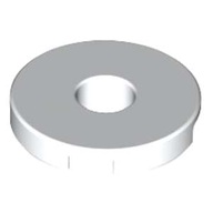 LEGO Tile Round Okrągły 2x2 Biały White 15535 4szt