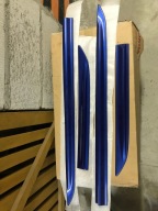 HONDA CIVIC X 5D ZESTAW LISTW NA DRZWI ORYGINAŁ NIEBIESKIE BLUE