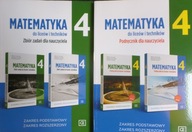 MATEMATYKA 4 podręcznik i zbiór zadań dla nauczyciela komplet Pazdro