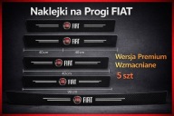 5 szt Naklejki ochronne FIAT 500 Panda DUCATO na progi Bagażnik Dopasowane