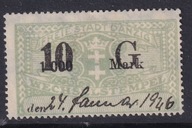 Gdańsk , opłaty fiskalne, wekslowe 10 Guldenów, revenue, wysoka wycena